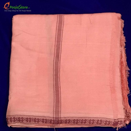 Nara Pattu Dhothi With Rudraksha Border