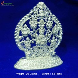 Pure Silver Ashtalakshmi idol / Prathima With Makarathoranam