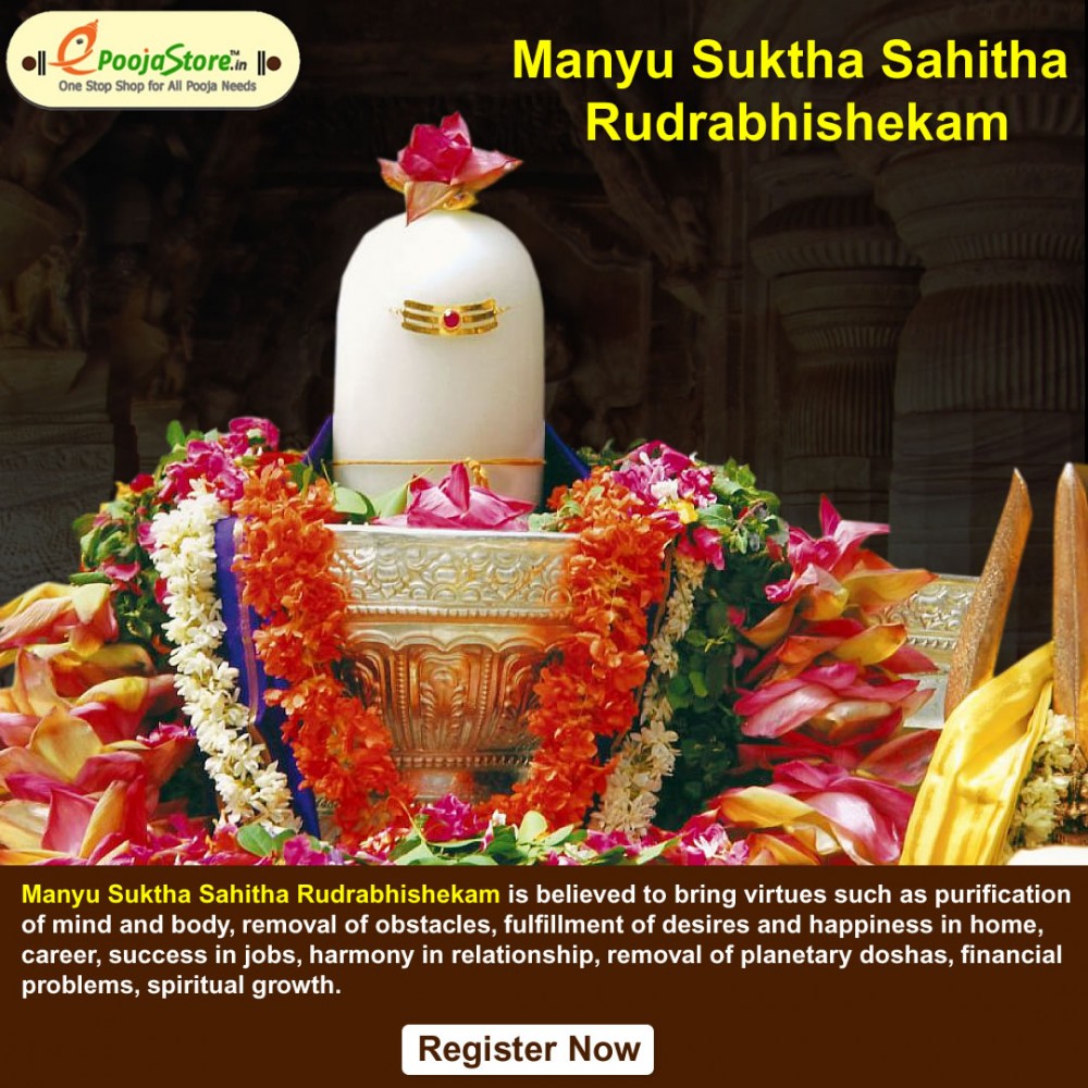 Manyu Suktha Sahitha Rudrabhishekam (1 Monday)