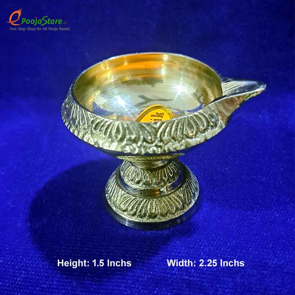 Brass Kubera Diya with Stand