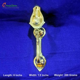 Brass One Mukhi Spoon Aarti