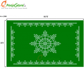 Decoration Backdrop Cloth for Pooja Decoration Traditional / Background  Curtain Cloth for Pooja 